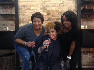 Sippin on mimosa with my blogger boo thangs Renee of Beauty School ScArlet & Pari Sade.